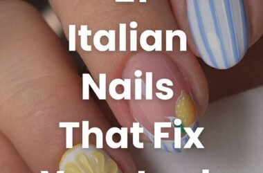 Italian summer nails glossy neutral classy vacation nail designs almond and short styles