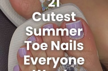 summer toe nail ideas with cute pedicure designs in pastel, chrome, and bright colors for sandals season