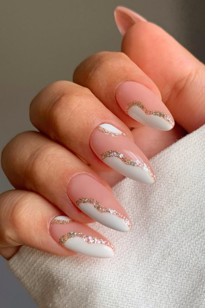 short nude summer birthday nails simple glossy finish with clean minimal look