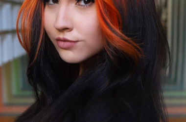 Bold hair color ideas featuring black cherry, electric blue, and split dye styles