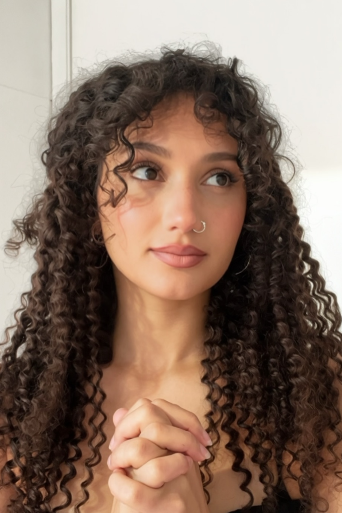 Beach makeup look with soft bronzer and natural glow