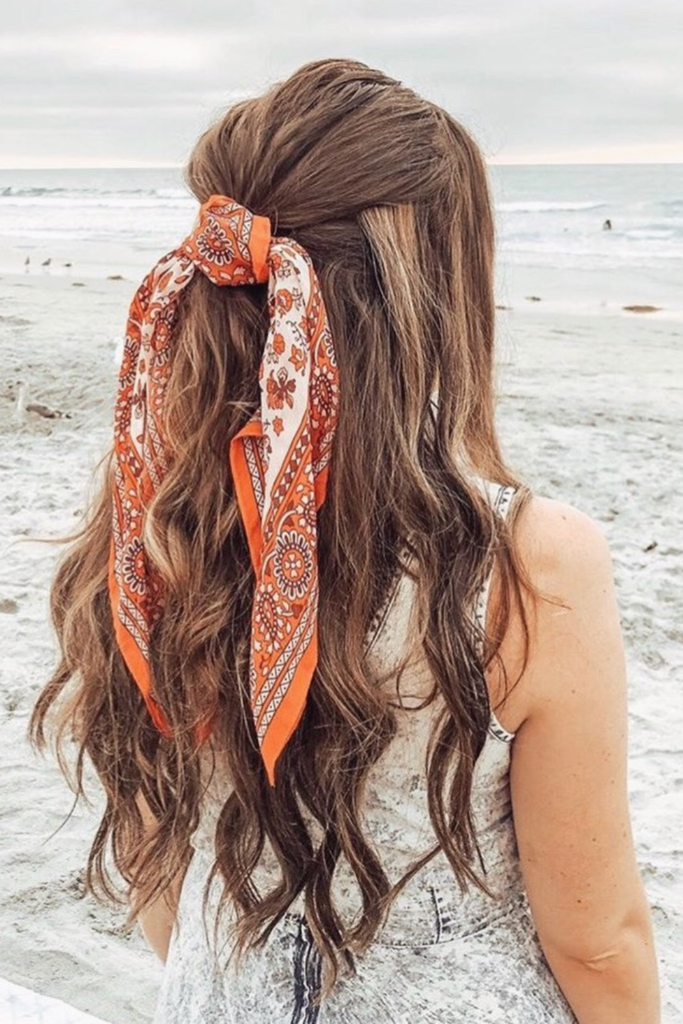 Coastal cowgirl waves with effortless beach texture