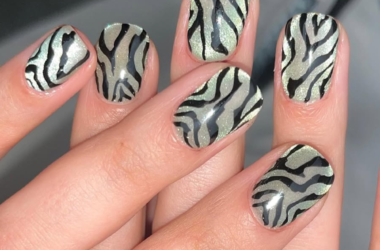 Stunning zebra nail ideas featuring chic animal print manicure designs